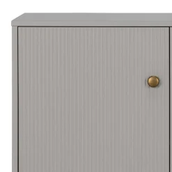 160x78x46 Skandi Sideboard 4-türig in Grau - Huvina