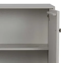 160x78x46 Skandi Sideboard 4-türig in Grau - Huvina