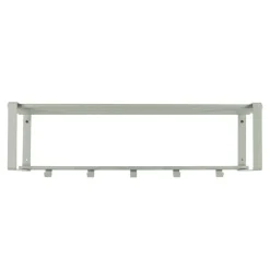 70x19x29 Stahlgarderobe in Graugrün lackiert - Itulian