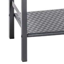 40x137x28 Stahlregal in Grau pulverbeschichtet - Nadiola