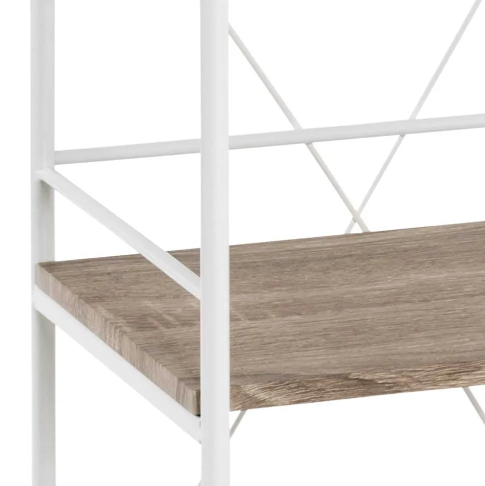 34x96x27 Standregal in Eiche hell & Weiß - Cepters