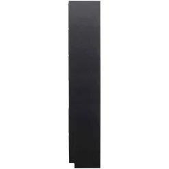 40x210x40 Standregal in Schwarz aus Kiefer - Niwidus
