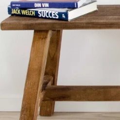 90x45x25 Teakholz Bank naturbelassen - Verdena