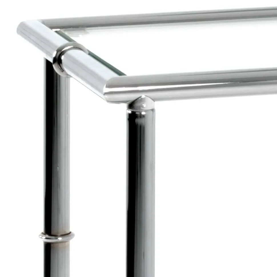 50x75x25 Telefontisch mit zwei Glasplatten - Vasilio