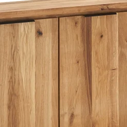 130x8x45 Türen-Kommode aus geölter Wildeiche - Sympatia