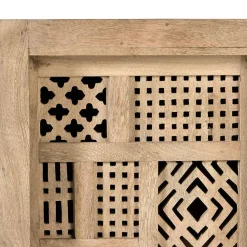 90x90x40 Türen-Kommode mit Ethno Flair - Valuta