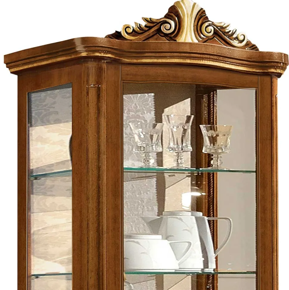 64x199x40 1-türige Vitrine im Italienischen Stil - Aciara