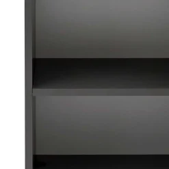 40x135x35 2-türiger Badschrank in Dunkelgrau - Agiruan