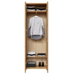 65x192x34 2-türiger Dielenschrank aus Kiefer - Etvina