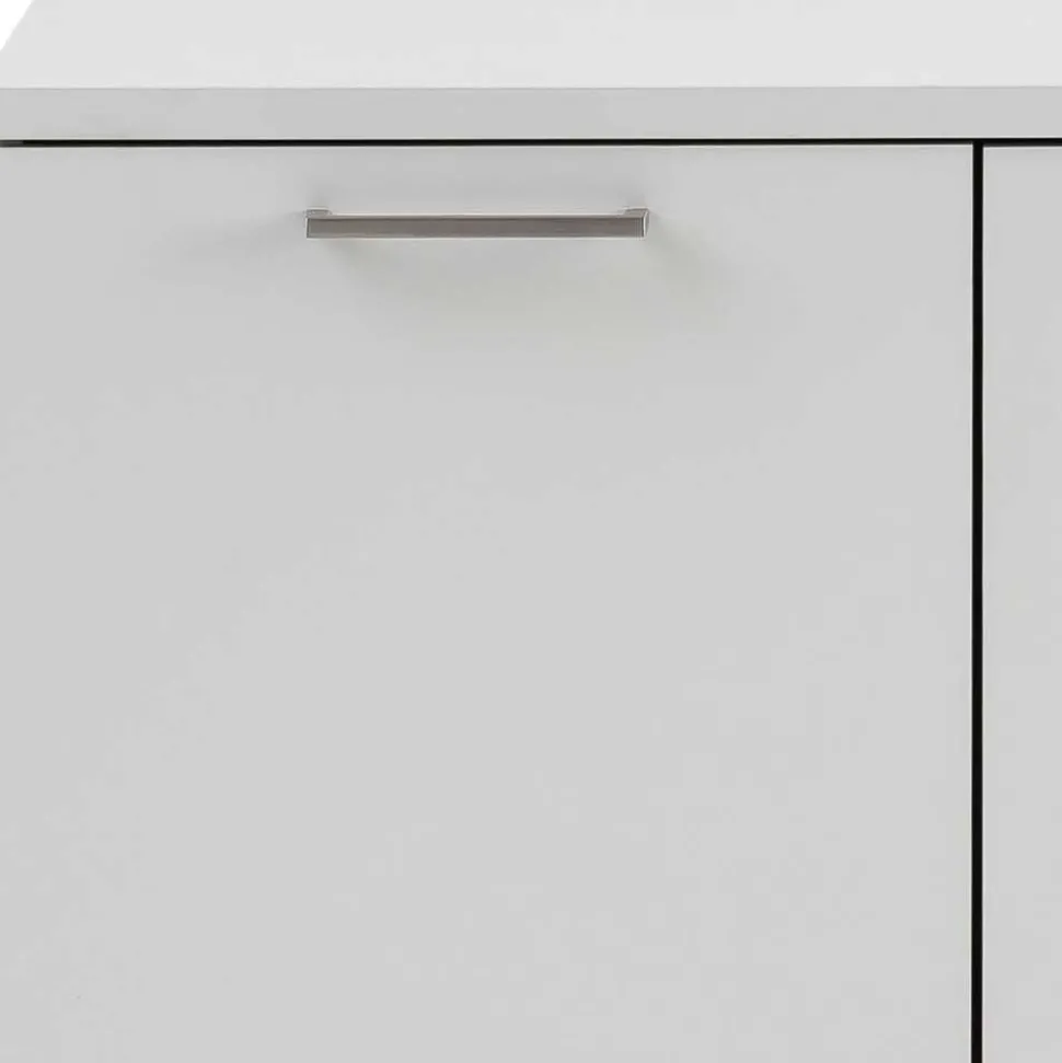 80x84x41 2-türiger Officeschrank in Lichtgrau - Bowsla