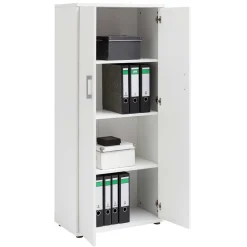 65x147x35 2-türiger Officeschrank in Weiß - Radiassu