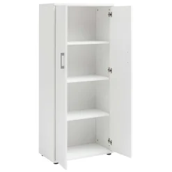 65x147x35 2-türiger Officeschrank in Weiß - Radiassu