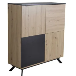110x125x40 4-türiges Highboard modern - Heraklion