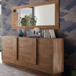 181x90x44 3-türiges Sideboard mit Sockelgestell - Basento