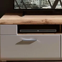 140x51x47 TV Element in Grau & Eiche - Fraguca