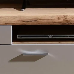 140x51x47 TV Element in Grau & Eiche - Fraguca