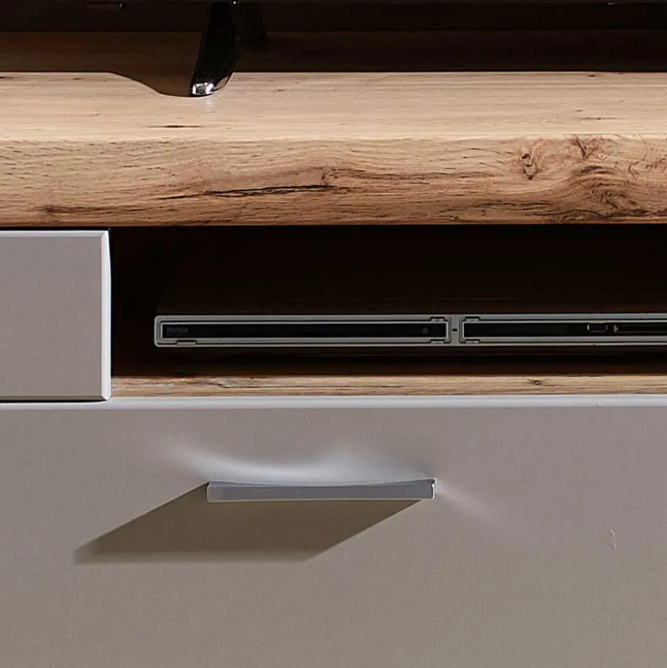 140x51x47 TV Element in Grau & Eiche - Fraguca