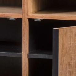 138x75x50 TV Kommode aus Teak Massivholz - Myons