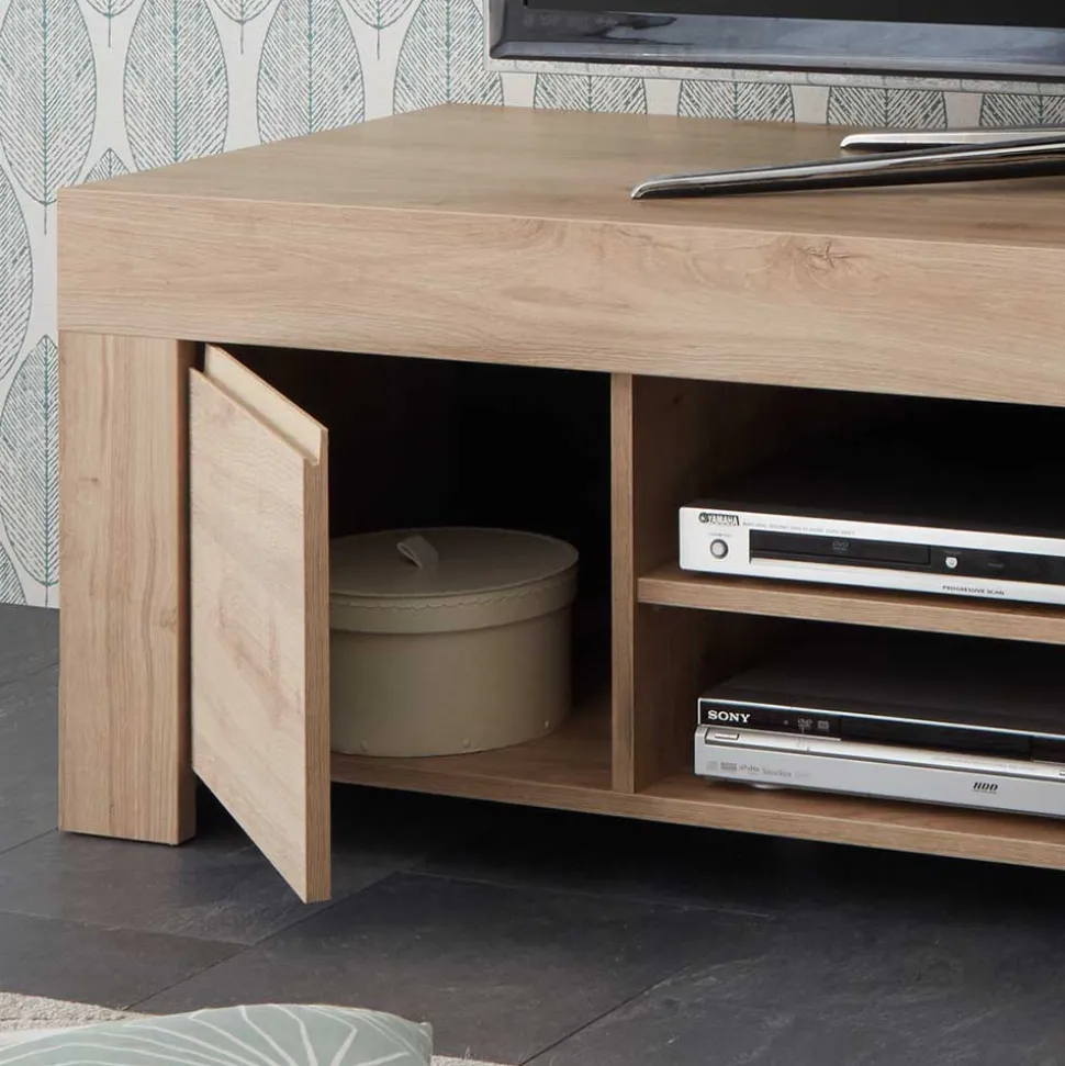 138x44x42 TV Unterschrank in Eichefarben - Karika
