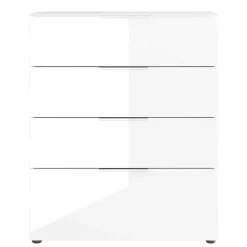 83x101x42 Vier-Schubladen-Kommode in Weiß - Thima