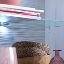 73x210x40 Vitrine - modernes Landhaus - Samula