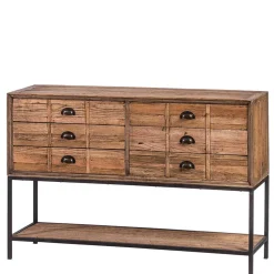 135x90x40 Vontage Tischkonsole mit sechs Schubladen - Uvolph