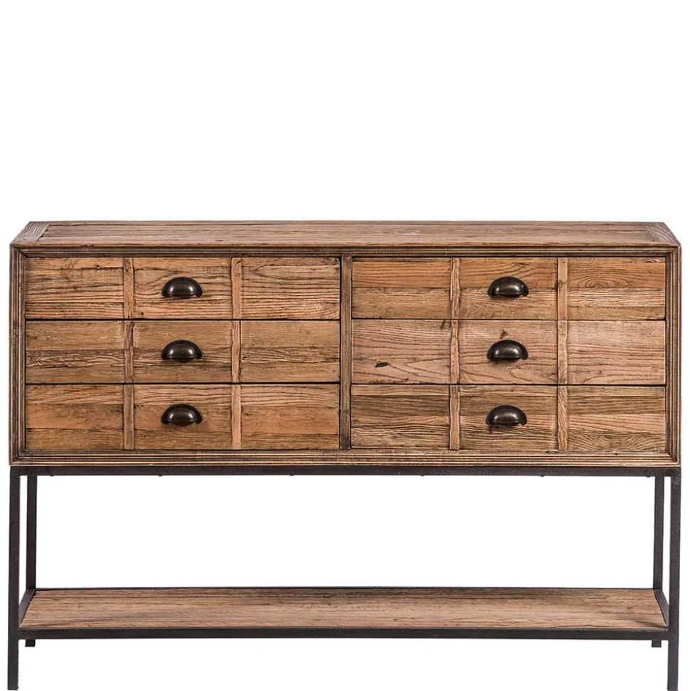 135x90x40 Vontage Tischkonsole mit sechs Schubladen - Uvolph