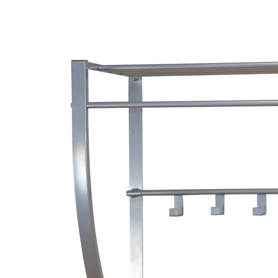 66x111x30 Wandgarderobe aus Stahl - Anzitano