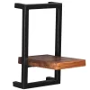 20x35x25 Wandregal aus Massivholz & Metall - Mendoza II