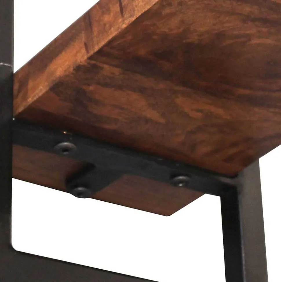 20x35x25 Wandregal aus Massivholz & Metall - Mendoza II