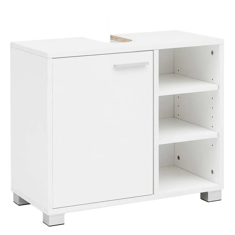 60x55x32 Waschbecken Unterschrank in Weiß - Turena