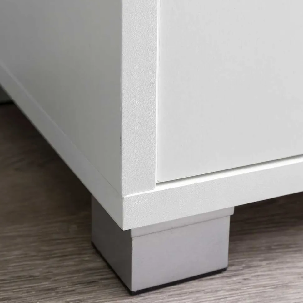 60x55x32 Waschbecken Unterschrank in Weiß - Turena