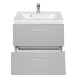 60x54x48 Waschkommode in hellem Grau - Girios