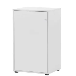 51x168x41 Weißer Büroschrank mit fünf Fächern - Empire