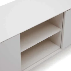 195x55x40 Weißes Lowboard modern - Dresconio