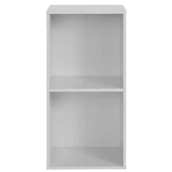 43x85x35 Weißes Regal mit Rückwand - Apyva