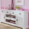 180x84x40 Weißes Sideboard - Landhaus modern - Akbelev