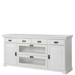 180x84x40 Weißes Sideboard - Landhaus modern - Akbelev