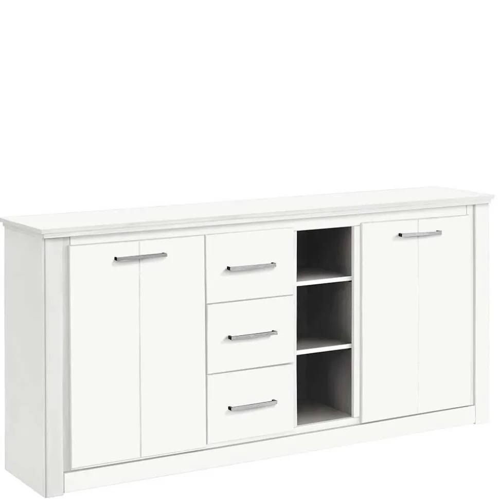 170x82x35 Weißes Sideboard auf Sockel - Enzetra