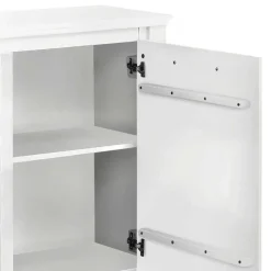 170x82x35 Weißes Sideboard auf Sockel - Enzetra