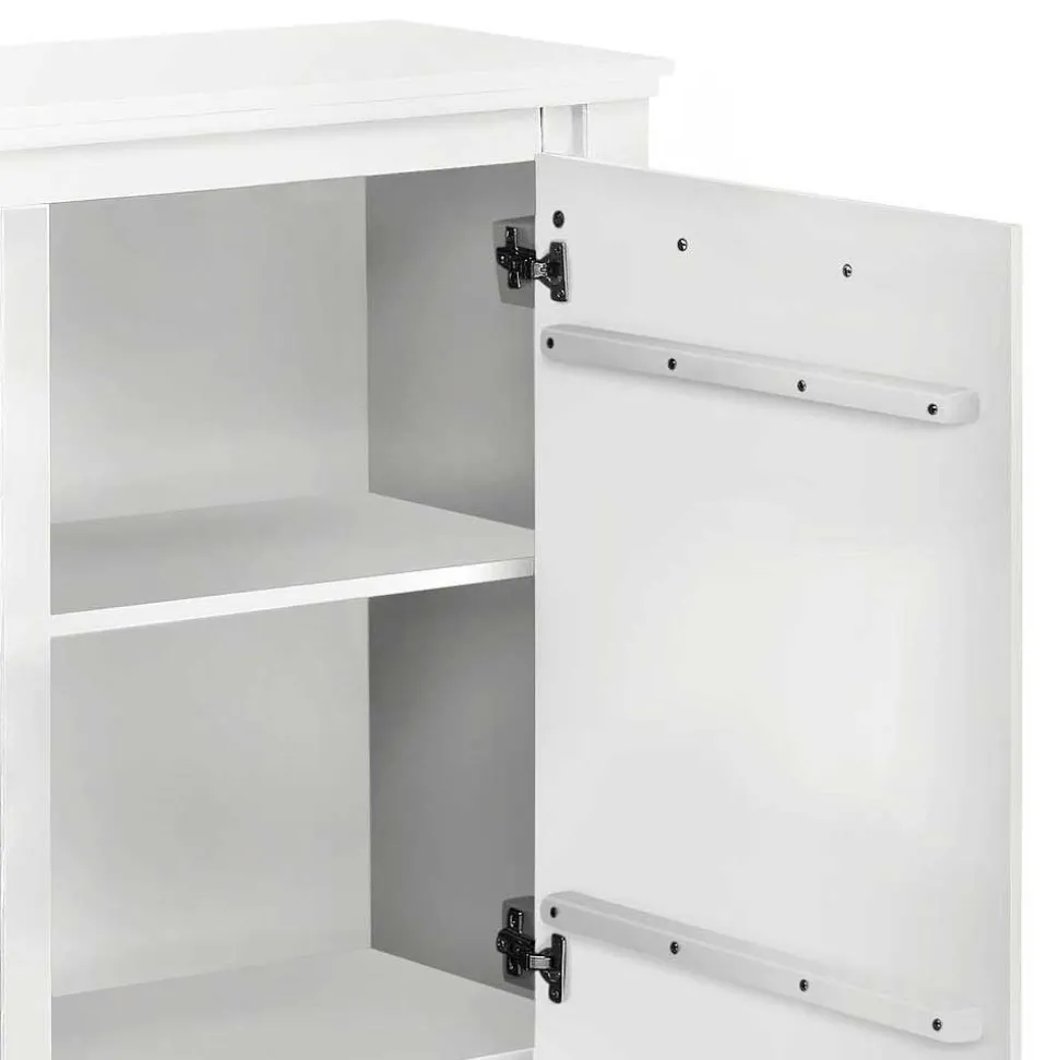 170x82x35 Weißes Sideboard auf Sockel - Enzetra