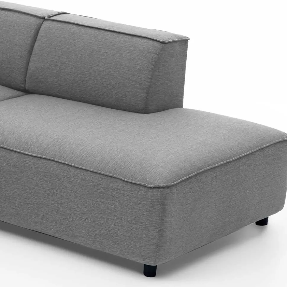 324x70x195 Wohnlandschaft in Hellgrau - Brianco