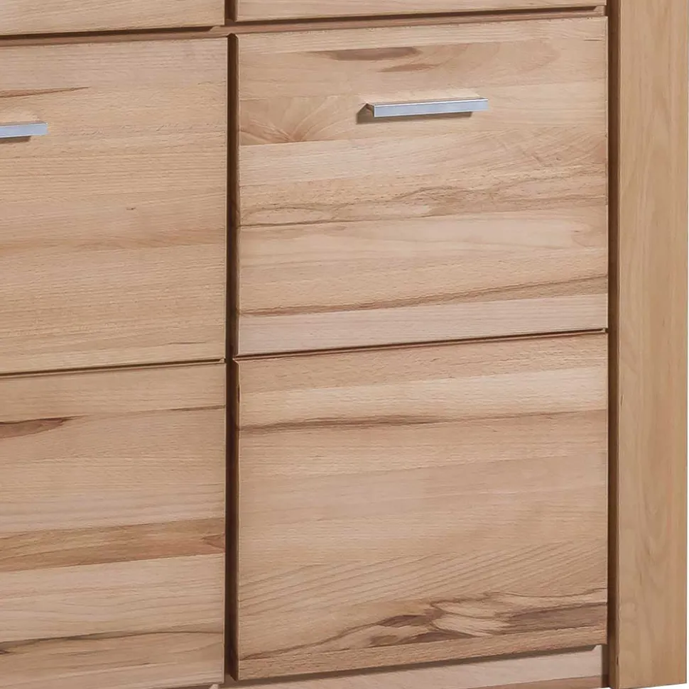 108x140x40 Wohnraum Highboard in Kernbuche - Uhelia