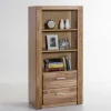 68x140x40 Wohnraum Regal aus Wildeiche - Maila
