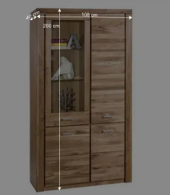 108x200x40 Wohnraum Schrank aus Wildeiche - Maila