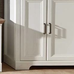 93x150x42 Wohnzimmer Schrank mit LED Licht - Sinolita