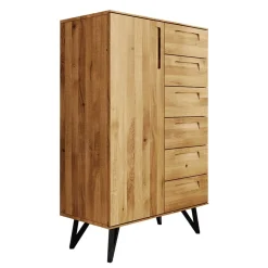 91x140x45 Wohnzimmerschrank mit sechs Schubladen - Mandirov