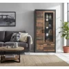 97x201x40 Wohnzimmerschrank mit Glastür - Timuras