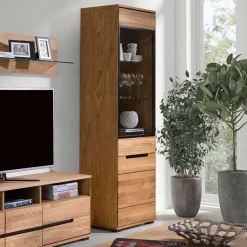 63x197x42 Wohnzimmervitrine 2-türig - Sennya