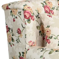 XXL Landhaus Sessel mit Rosen Muster - Gelvino